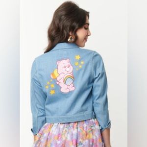 NWT XS 2 Care Bears x Smak Parlour Jean Jacket